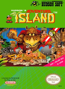 Capa de Adventure Island (NES)