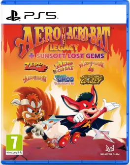 Capa de Aero The Acro-Bat Legacy + Sunsoft Lost Gems (PS5)