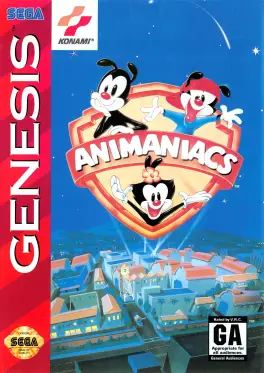 Capa de Animaniacs (Mega Drive)