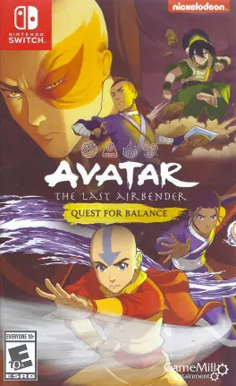 Capa de Avatar: The Last Airbender - Quest for Balance (Switch)