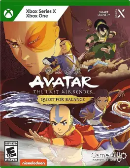 Capa de Avatar The Last Airbender: Quest for Balance (Xbox One)