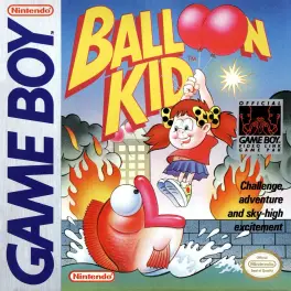 Capa de Balloon Kid (Game Boy)