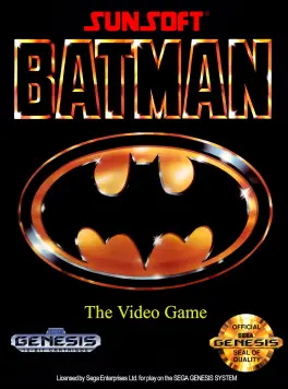 Capa de Batman: The Video Game (Mega Drive)