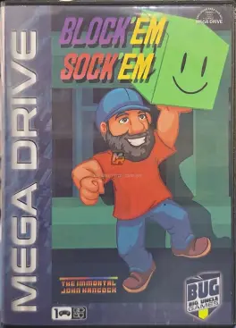 Capa de Block'em Sock'em (Mega Drive)