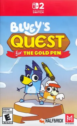 Capa de Bluey's Quest for The Gold Pen (Switch 2)