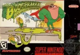 Capa de Boogerman A Pick and Flick Adventure (SNES)