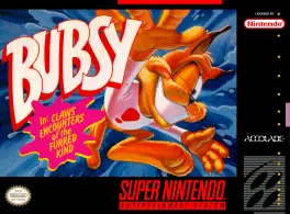 Capa de Bubsy in: Claws Encounters of the Furred Kind (SNES)