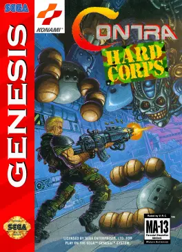 Capa de Contra: Hard Corps (Mega Drive)