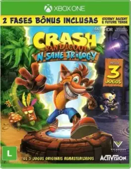 Capa de Crash Bandicoot N.Sane Trilogy (Xbox One)