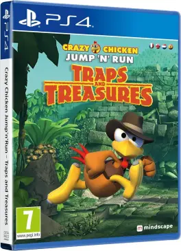 Capa de Crazy Chicken Jump 'n' Run Traps and Treasures (PS4)