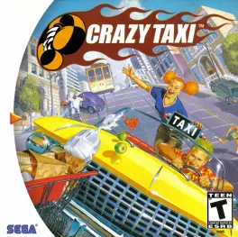 Capa de Crazy Taxi (Dreamcast)