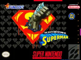 Capa de Death and Return of Superman (SNES)