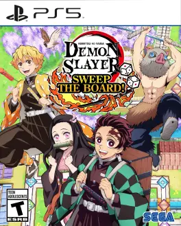 Capa de Demon Slayer: Kimetsu no Yaiba - Sweep the Board! (PS5)