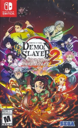 Capa de Demon Slayer: Kimetsu no Yaiba - The Hinokami Chronicles 2 (Switch)