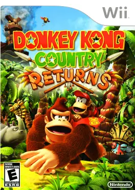 Capa de Donkey Kong Country Returns (Wii)
