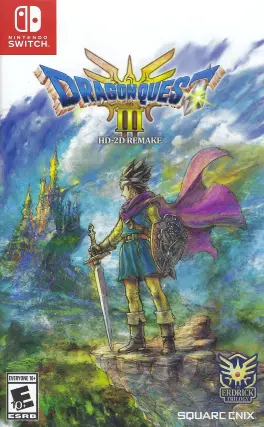 Capa de Dragon Quest III HD-2D Remake (Switch)