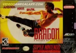 Capa de Dragon The Bruce Lee Story (SNES)