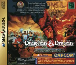 Capa de Dungeons & Dragons Collection (Saturn)