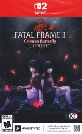 Capa de FATAL FRAME II: Crimson Butterfly REMAKE [Key Card] (Switch 2)