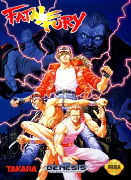 Capa de Fatal Fury (Mega Drive)