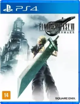 Capa de Final Fantasy VII Remake (PS4)