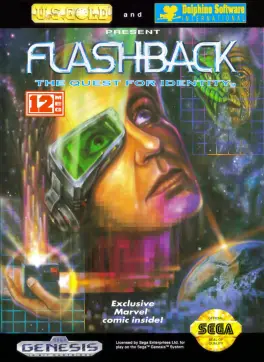 Capa de Flashback: The Quest for Identity (Mega Drive)