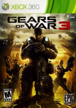 Capa de Gears of War 3 (Xbox 360)