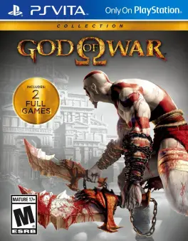 Capa de God of War Collection (PS Vita)