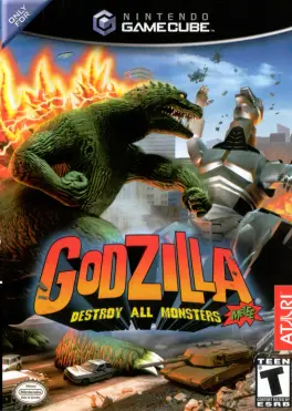 Capa de Godzilla: Destroy All Monsters Melee (GameCube)