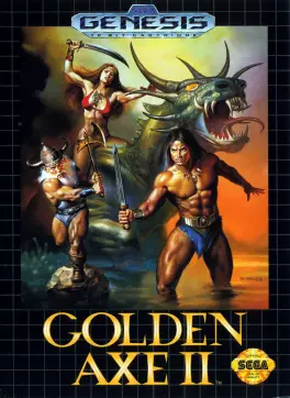 Capa de Golden Axe II (Mega Drive)
