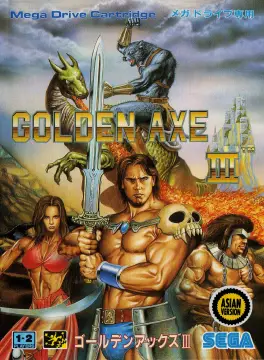 Capa de Golden Axe III (Mega Drive)