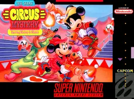 Capa de Great Circus Mystery Starring Mickey & Minnie (SNES)
