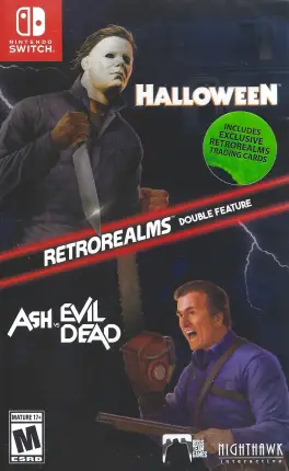 Capa de Halloween and Ash vs. Evil Dead RetroRealms Double Feature (Switch)