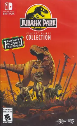 Capa de Jurassic Park: Classic Games Collection (Switch)
