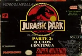 Capa de Jurassic Park Part 2 The Chaos Continues (SNES)