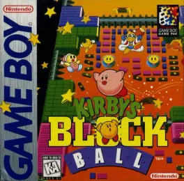 Capa de Kirby's Block Ball (Game Boy)