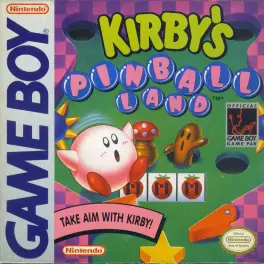 Capa de Kirby's Pinball Land (Game Boy)