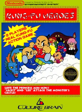 Capa de Kung-Fu Heroes (NES)