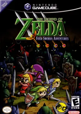 Capa de Legend of Zelda: Four Swords Adventures (GameCube)