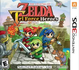 Capa de Legend of Zelda: Tri Force Heroes (3DS)