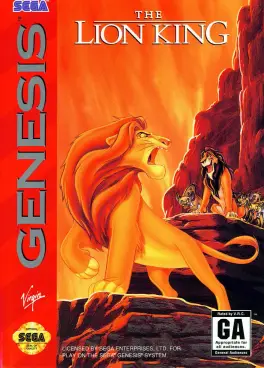 Capa de Lion King (Mega Drive)
