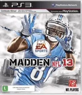 Capa de Madden NFL 13 (PS3)