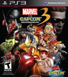 Capa de Marvel vs. Capcom 3: Fate of Two Worlds (PS3)