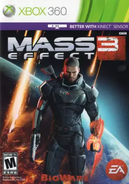 Capa de Mass Effect 3 (Xbox 360)