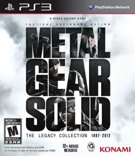 Capa de Metal Gear Solid: The Legacy Collection (PS3)
