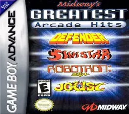 Capa de Midway's Greatest Arcade Hits (GBA)