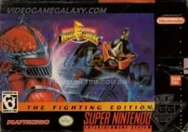 Capa de Mighty Morphin Power Rangers: The Fighting Edition (SNES)