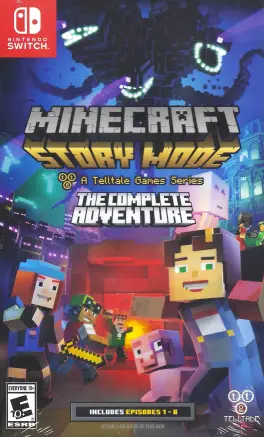 Capa de Minecraft: Story Mode - A Telltale Games Series - The Complete Adventure (Switch)