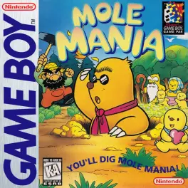 Capa de Mole Mania (Game Boy)