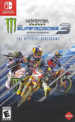 Capa de Monster Energy Supercross - The Official Videogame 3 (Switch)